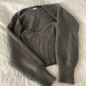 Shein Knit Tube Top with Bolero